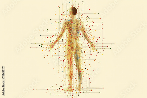 Specific locations on the body believed to be connected to energy pathways (meridians)
