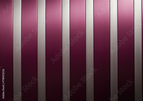 A purple and white striped wall with a black background. Generative AI.