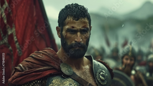 Leonidas, King of Sparta.