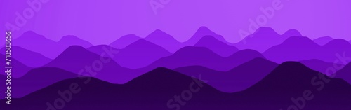 amazing purple hills in the dusk time digital graphics background texture illustration