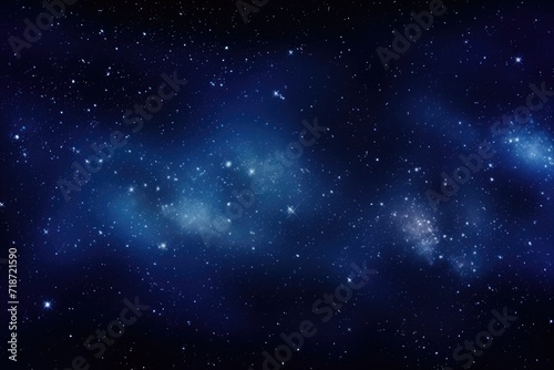 Panoramic view of Milky Way galaxy and stars.