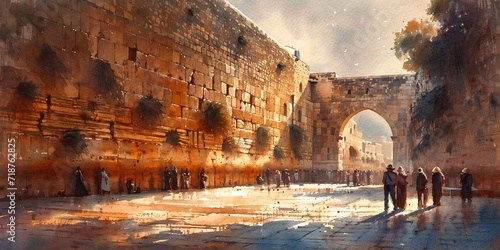 A Walk Through History: The Ancient City of Jerusalem Generative AI