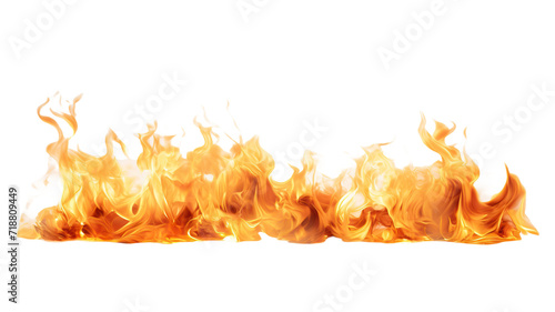 flames for decorating projects on a white background