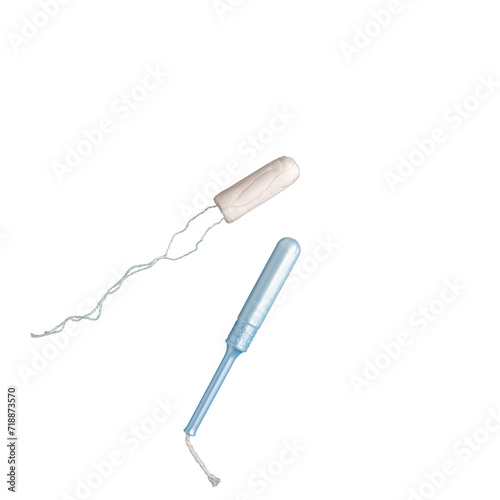 insulated female sanitary tampon with hood and one without hood