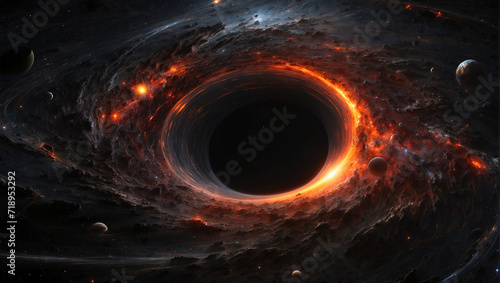 spiral wormhole space background, astronomy