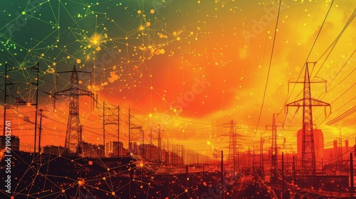 Grid of Growth: Electricity and Investment Interwoven in Urban Evolution