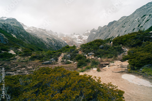 Trek to Laguna Esmeralda in southern Argentina close to Ushuaia in Patagonia - dec 2th 2023