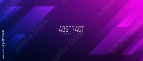 Abstract blue and purple geometric background