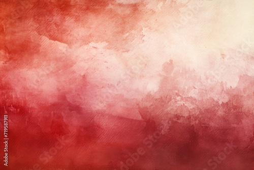 Garnet watercolor abstract painted background on vintage paper background