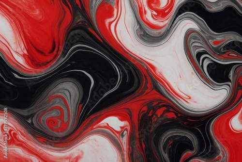 red and black acrylic swirls background
