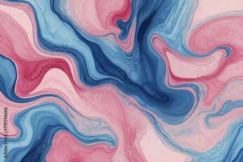 pink and blue acrylic background, marbled ink liquid fluid watercolor painting