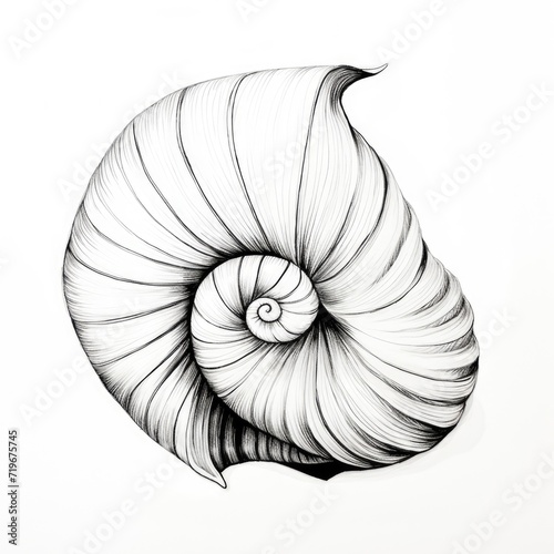 Coloring book for children depicting awhelk