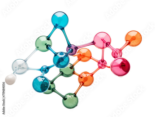 a close up of a molecule