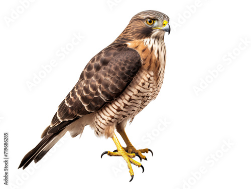 a bird standing on a white background