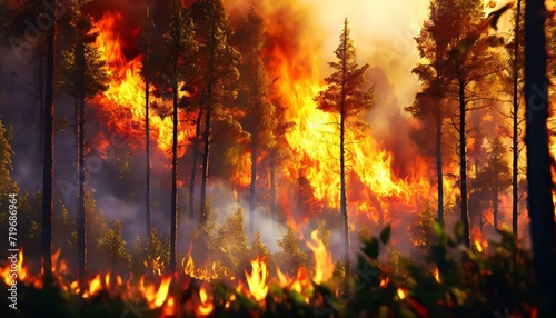 Incendie, feu de forêt