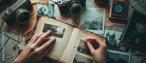 Capturing Memories: A Journey Through the Pages of a Scrapbook