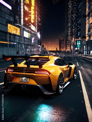street racing AAA videogame gameplay with information datum design for console or web 3.0 playing to earn gaming crypto tokens and cryptocurrency project future as wide banner UI high quality, 8K Ultr