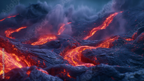 Volcanic Symphony: An Ultra-Realistic Lava Lullaby