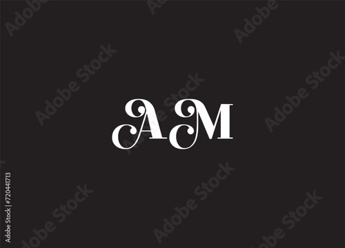 AM LETTER LOGO DESIGN AND INITIAL LOGO