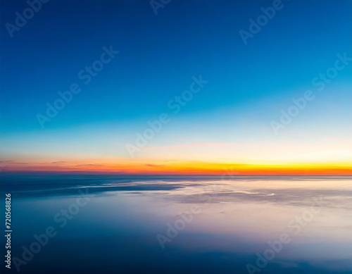Noisy Gradient background of the sky on sunset blue sea