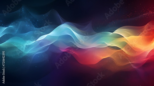 Colorful wave abstract background