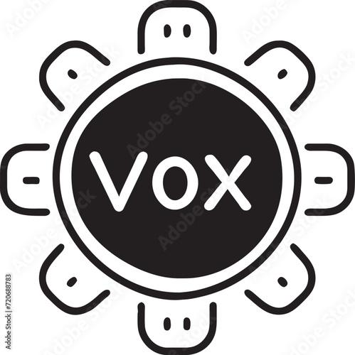 logo vox, icon