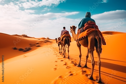 tourist camel caravan