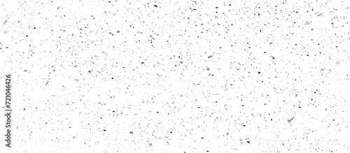 Black grainy texture isolated on white background. Dust overlay. Dark noise granules. graffiti paint splatter pattern in black over white