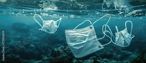 COVID-19 waste, including masks and gloves, pollutes the environment and oceans with plastic.