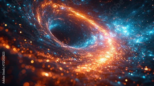 Hyper space speed multiverse abstract background