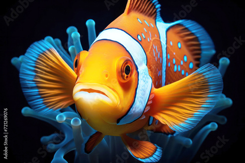 Anemone-a clown fish (Amphiprion percula)8