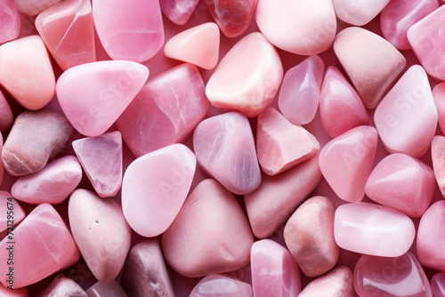 Fondo de piedras de cuarzo rosa.