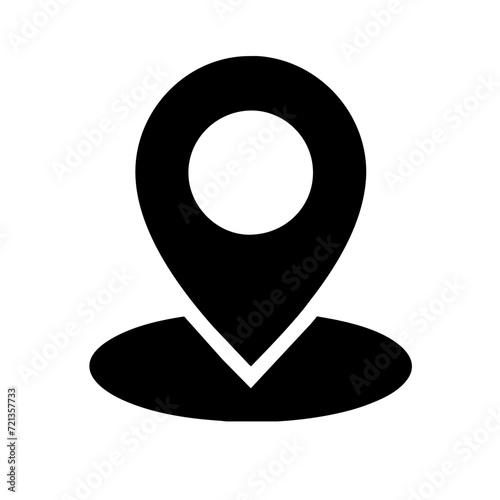 map pointer icon illustration
