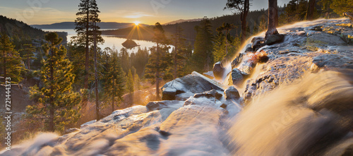 Eagle Falls, Emerald Bay, Lake Tahoe, Kalifornien, USA