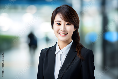Young asian woman professional entrepreneur standing