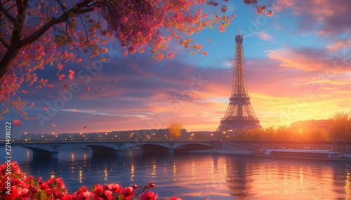 Elevate romance with the iconic Eiffel Tower as a backdrop, setting the stage for a love story in the city of lights.