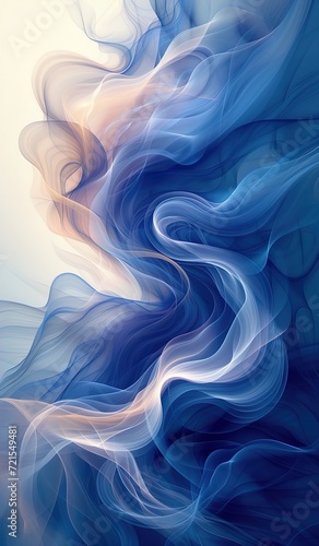 wave and abstract vector blue eps design