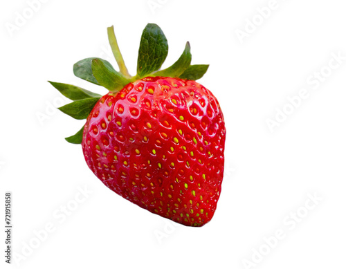 Une belle fraise rouge en PNG