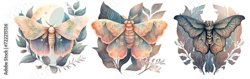 Mystical moths. Magical pets of the good witch.
