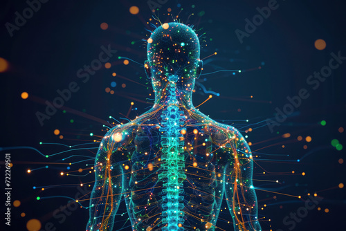 Meridians: Channels through which energy is believed to flow, connecting various parts of the body