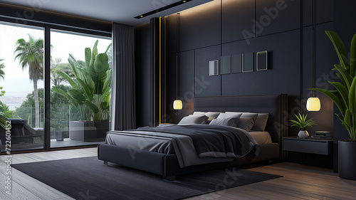 A Minimalist Modern Bedroom