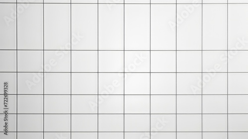 A white wall with a grid of squares. Generative AI.