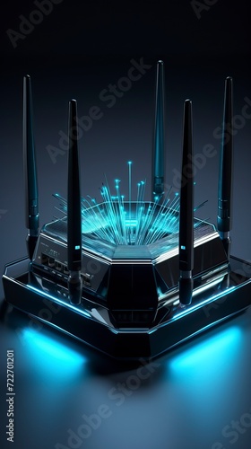 generic modern high speed router for home secure networks and online communication