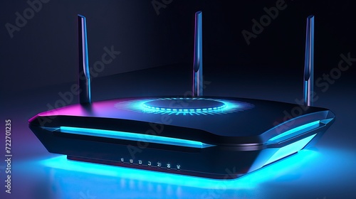 generic modern high speed router for home secure networks and online communication