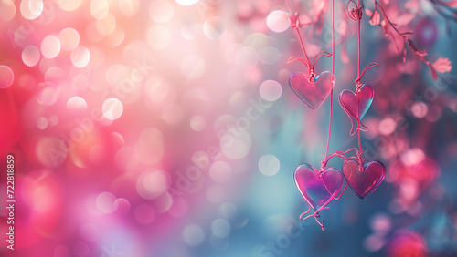 Love in the Air: A Beautiful Valentine Themed Background