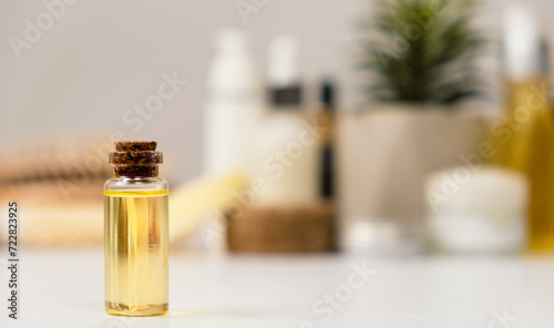 Natural essential oil for facial skin and hair care