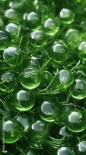 Some plastic grass with bold suface UHD wallpaper