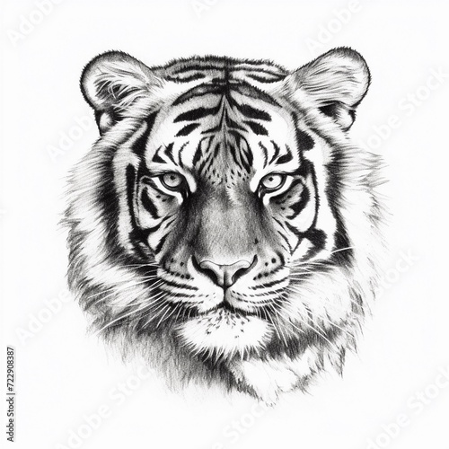 Jungle Chronicles: A Gallery of Captivating Tiger Sketches 