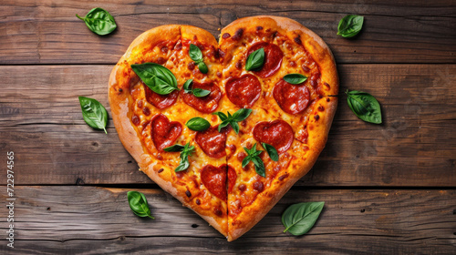 Pizza for anti valentins day. Love disappoints pizza is eternal. AI generated