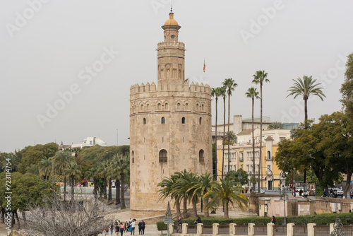 Torre del Oro. Seville. Andalusia. Moorish legacy